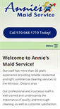 Mobile Screenshot of anniesmaid.com
